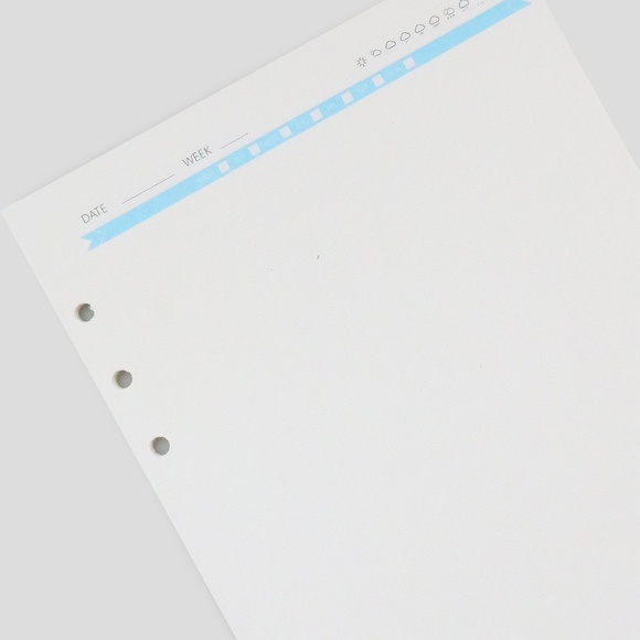 A5 BLUE PLANNER/ORGANIZER REFILL SET(3 PACK) - Picture 2 of 4